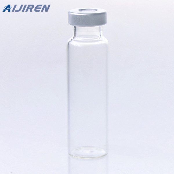 white 18mm 5.0 borosilicate glass gc vials with neck long for sale Perkin Elmer